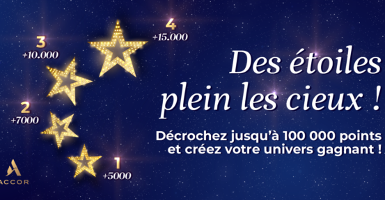 Offre exceptionnelle de fin d’année : Des étoiles plein les cieux !